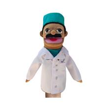(Dokter) Puppets Hand Professionele Figuren Pluche Vroeg Onderwijs Ouderkind Speelgoed Schattig