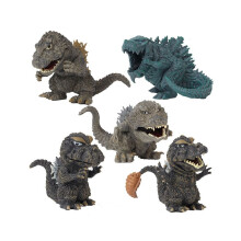 Nieuwe 5 stks Godzilla Monster Poppen Mini Action Figure Speelgoed PVC Kids Kerstcadeau Speelgoed