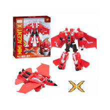 (Rood) 5 stijlen Transformer Machine Auto Robot Speelgoed