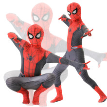 (6-7 ans) Costume cosplay Peter Parker pour enfants Spider-Man: Far From Home - Combinaison Spider-Man