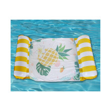 (StyleD) Nieuwe PVC Cartoon Patroon Opblaasbare Drijvende Rij Opvouwbare Water Lounge Stoel