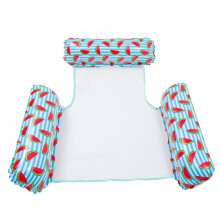 (StyleE) Stripe Three New Tube Opblaasbare Drijvende Drainagestoel Zwembadspeelgoed