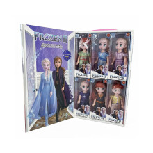 (16 cm/6 in 6 stuks) Frozen 2 Anna Elsa Prinses Actiefiguren Speelgoedmeisje Collectie Poppen Kinderen