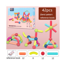 (42 STUKS) 12/64 Stuks Kinderen Speelgoed Magnetische Bouwstenen Constructie Kerstcadeau