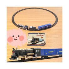 (Blauwe auto) Thomas The Tank Engine Friends Elektrische trein Klassieke puzzelautospeelgoed