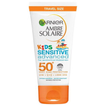 6 x Garnier Ambre Solaire Kids Sensitive Advanced SPF50+ Sun Protection Lotion 50ml
