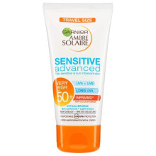 3 x Garnier Ambre Solaire Sensitive Advanced SPF50+ Sun Protection Lotion 50ml
