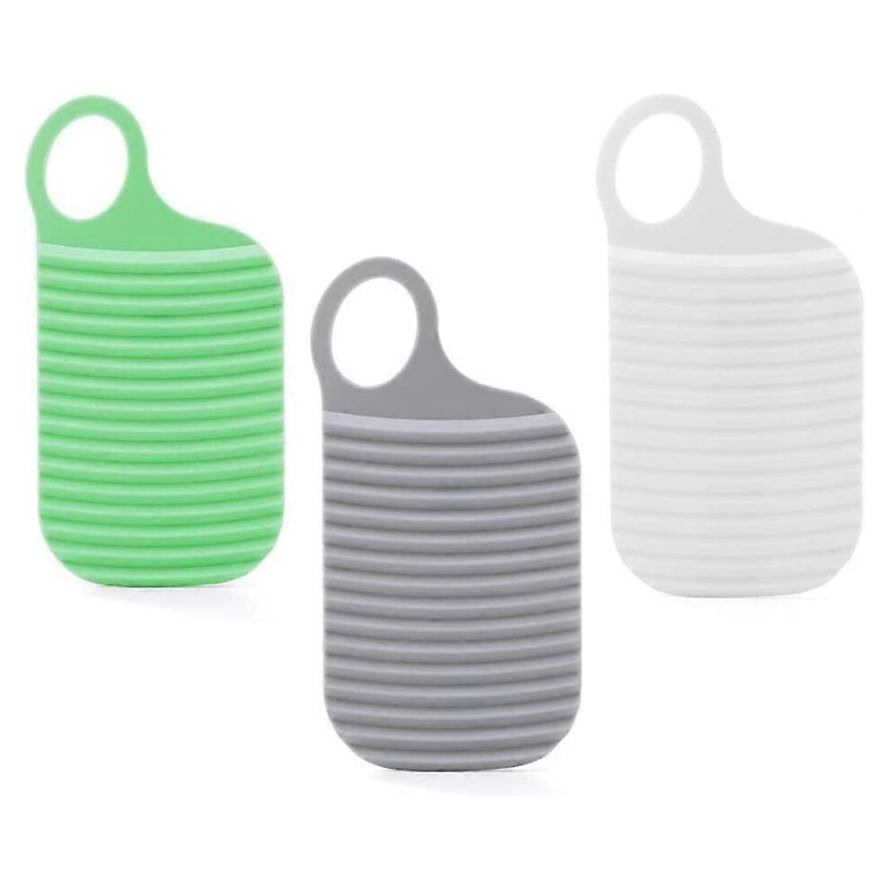 Xcsgsra 3Pcs Plastic Mini Washboard Washing Board For Kids Shirts Foldable Laundry Cleaning Tools