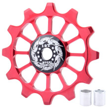 Saupe 12t bagderailleur remskive aluminium legering jockey hjul keramisk guide remskive cykel guide rullehjul til landevejscykel mountainbike MTB