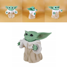 Vertederend Baby Yoda beeldje grote Mandalorian Pvc verzamelpop