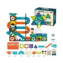 (Gewoon-130 stuks) Magnetische verlichting Bouwstenen Bouw Educatief Magisch speelgoed voor kinderen