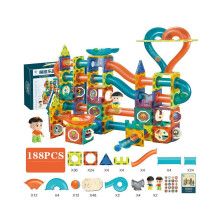 (Gewoon-188 stuks) Magnetische bouwstenen Constructie Educatief kinderspeelgoed