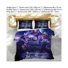 (Captain, Double) The Avengers Printing Single Double King Dekbedovertrek Beddengoed Polyester voor