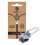 ZlideOn Zipper Pull Replacement - 1pcs  Silver  Normal (L) - Instant Zipper Replacement Slider for Plastic Zippers 1