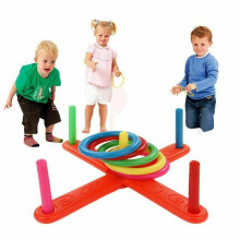 Nieuwe tuinspellen buiten zomer strand kinderen familieplezier activiteit speelgoed gigantisch