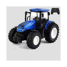 (Vierwiel-blauw) Bediening Legering Tractor met afstandsbediening Glijspeelgoed Voor 46 jaar oude jongens