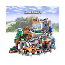 Minecraft-themaspel 900 stuks puzzelspeelgoed gemaakt van geassembleerde bouwstenen Diy