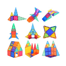 Magnetische bouwstenen Tegels Set Kinderspeelgoed Educatief Constructie 48st Cadeau