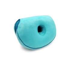 (Blauw) Stuitbeenkussen Pijnverlichting Zitting Orthopedisch Hip Up Zacht Pluche Materiaal Comfort