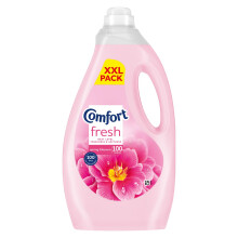 Comfort Fresh Spring Blossom Liquid Fabric Conditioner 100 W- 3L, 4 Pk