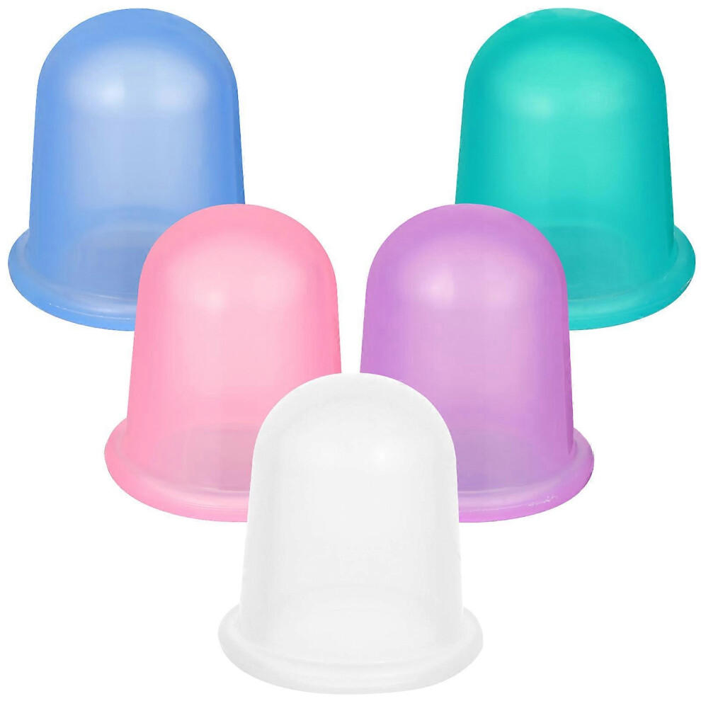 (As show, One size) ROSENICE Silicone Body Massage Cupping Therapy Pain Relief Tight Muscles Massage Cupping Cup