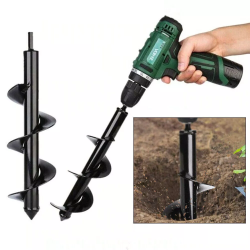 Spiral Drill Bit Fence Borer - Garden Yard Post Hole Digger Tool, 8*30cm
