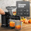 Keplin Slow Masticating Juicer Machine Cold Press with 7-Stage Auger for High Juice Yield, 2.12kg Black 5