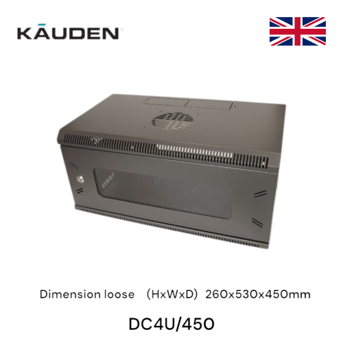 KAUDEN WALL MOUNT DATA CABINET RACK 4U NETWORK CCTV DVR USE