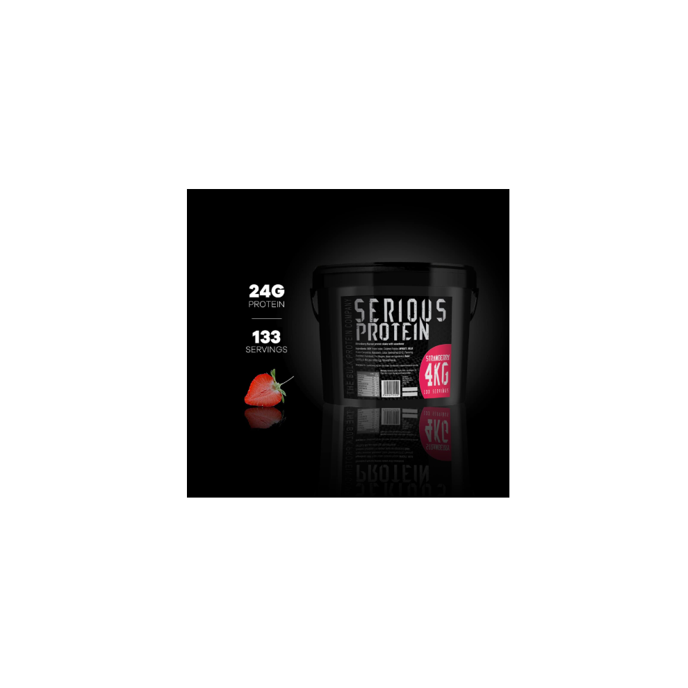 SERIOUS PROTEIN  Protein Powder  4kg  Low Carb  Supports Lean Muscle Growth