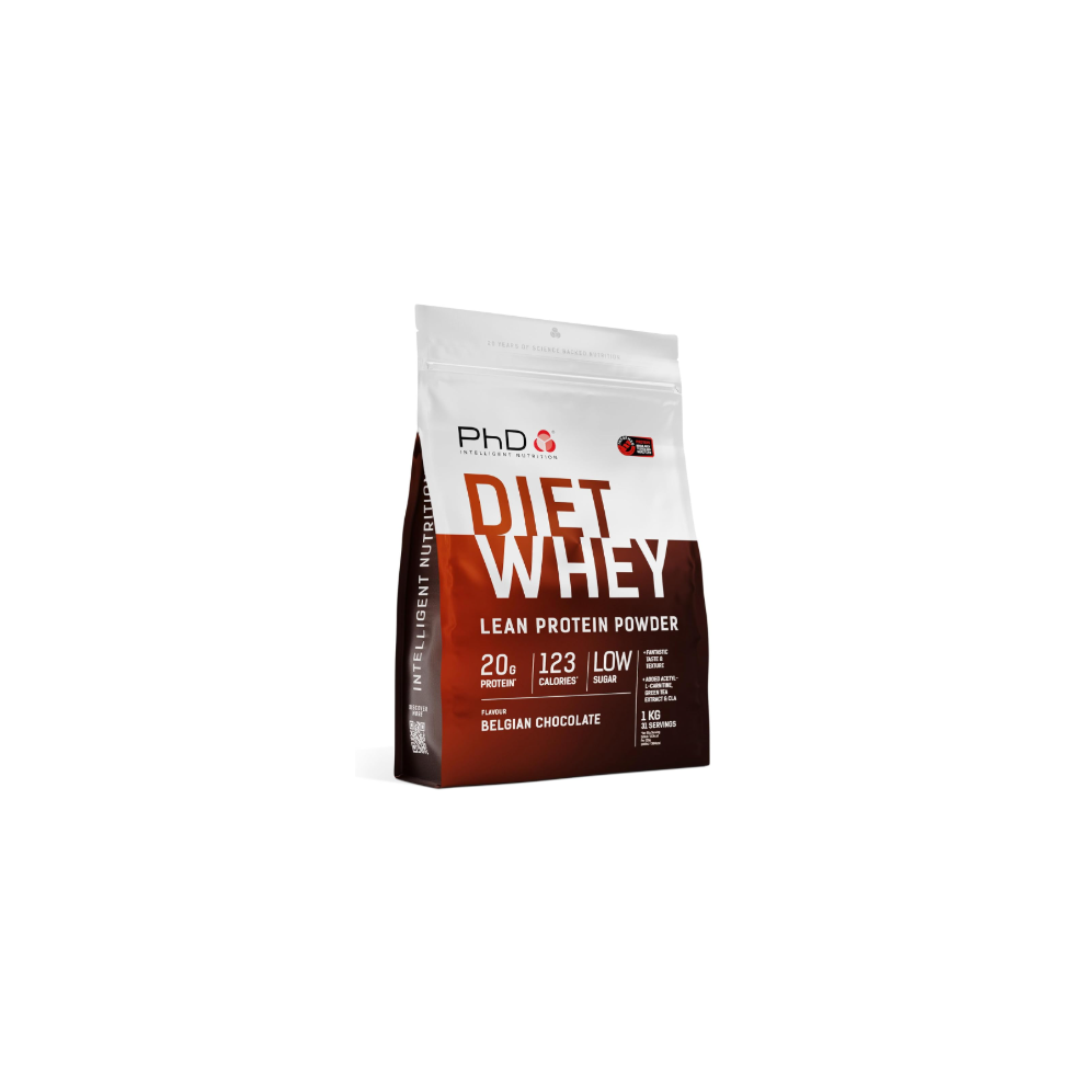 PhD Nutrition Diet Whey Lean Protein Powder | Belgian Chocolate Whey Protein Powder