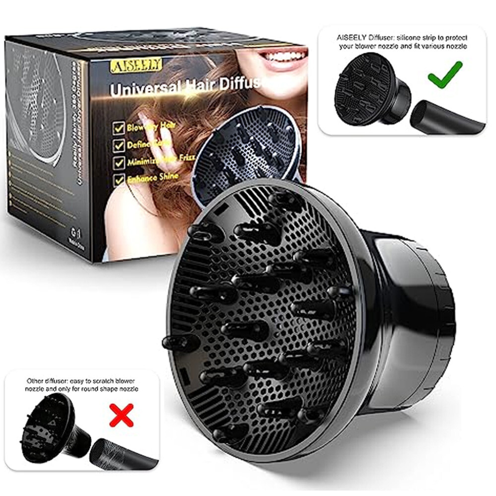 Universal Hair Diffuser Hair Dryer Diffuser Attachment for Curly and Wavy Hair