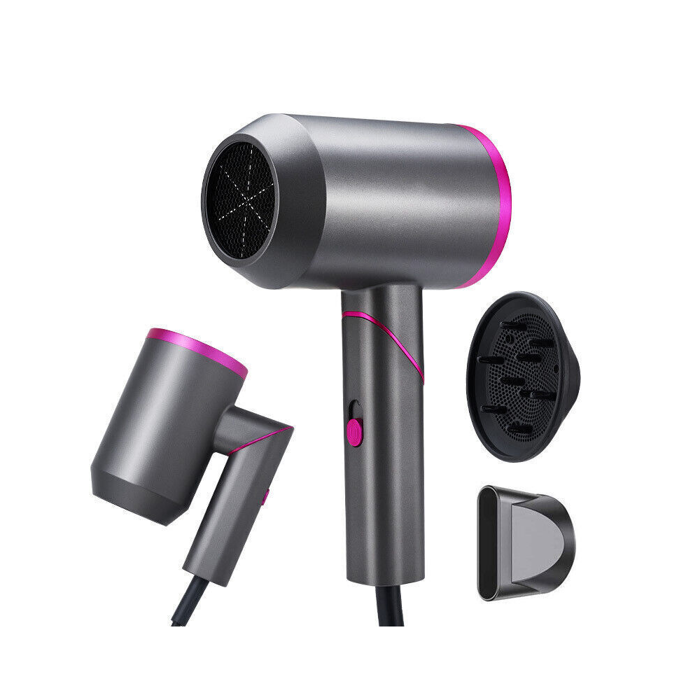 Professional Fast Dry Dryer Ionic Hair Dryer for Curly Straight Hair UK Foldable