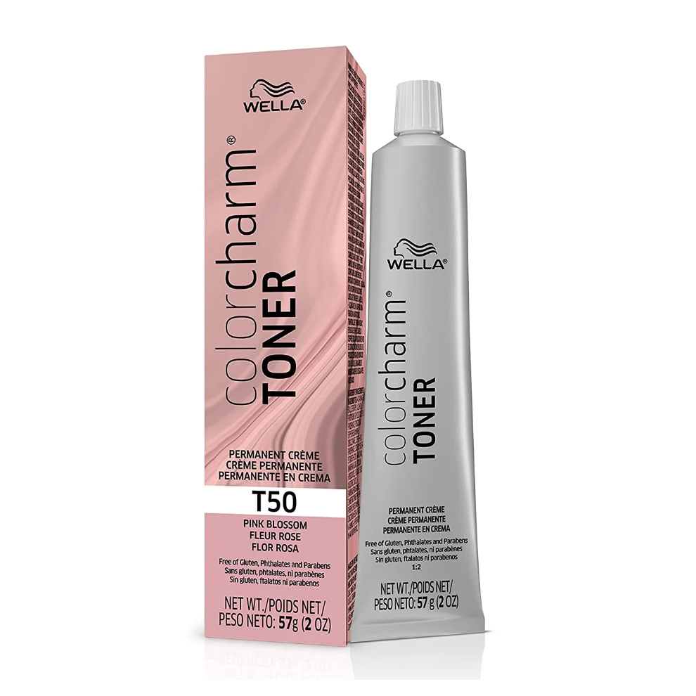 Wella Color Charm Permanent Creme Toners (2 oz) - T50 Pink Blossom