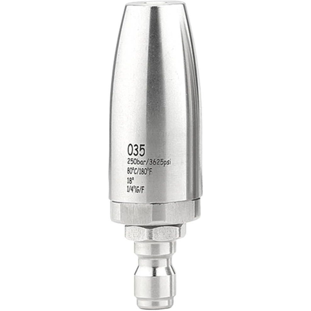 (C) Pressure Washer Tips Turbo Nozzle | Rotating Spray Pressure Washer Turbo Tips - Turbo Pressure Washer Nozzle for Cleaning Brick Concrete, Pressure