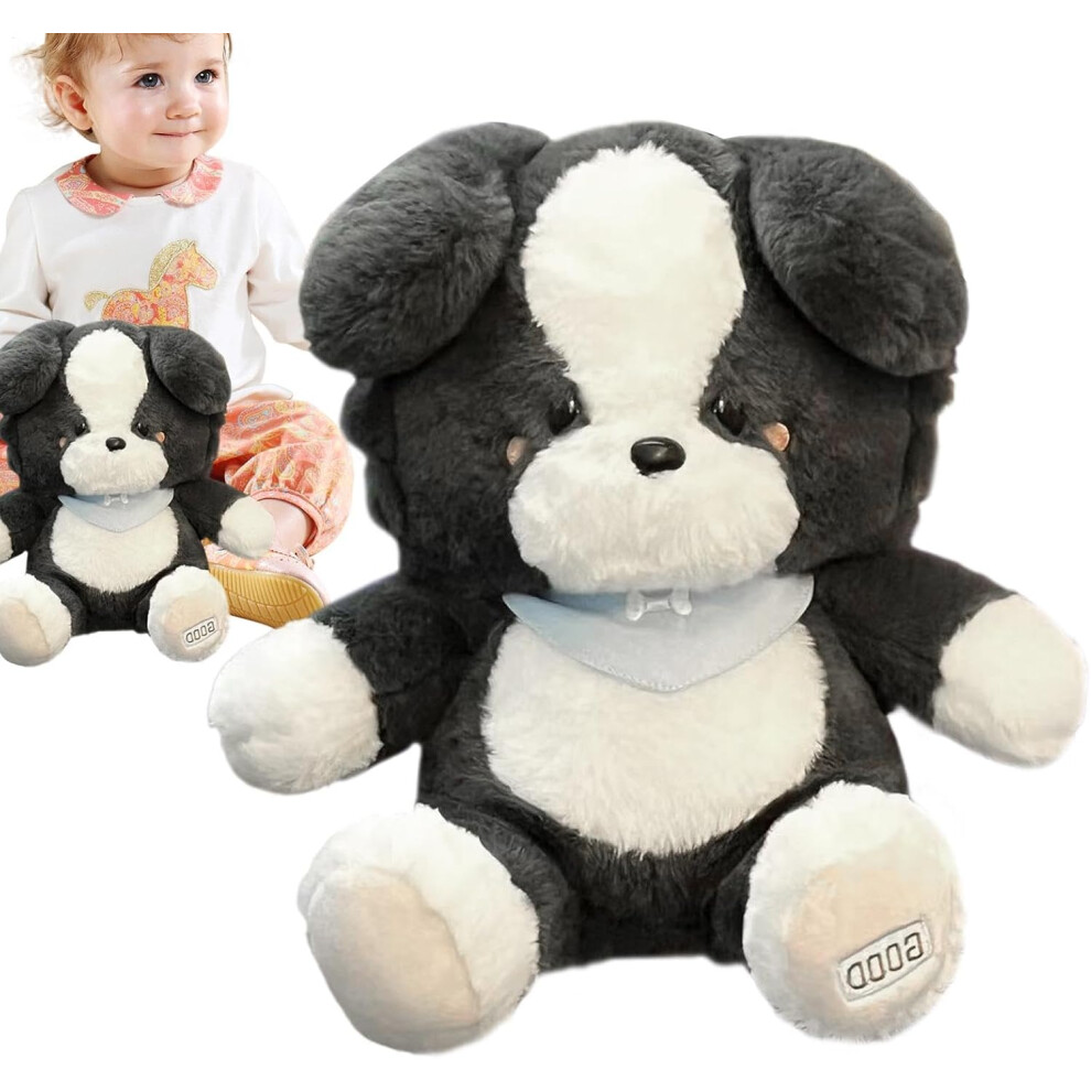 Border Collie Stuffed Animal,Cute Kids Stuffed Animals Stuffed Plushie Toy - Plush Stuffed Animals Adorable Animal Decor Pillow for Bed Sofa Desk