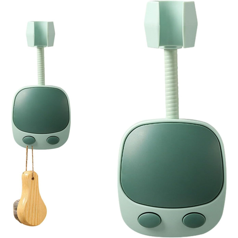 (Green) Handheld Shower Holder | Suction Cup Shower Rack No Punching - Reusable Portable Rack No Punching Needed Shower Head Holder For Shower Room Green
