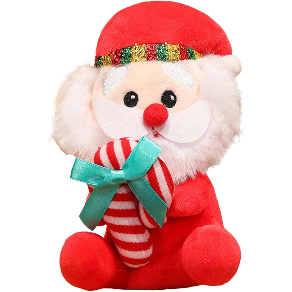 (Santa Claus) Christmas Stuffed Toys For Girls | With Suction Cup Santa Claus Plush Toy - Christmas Decorations Indoor, Christmas Plush Doll For Table