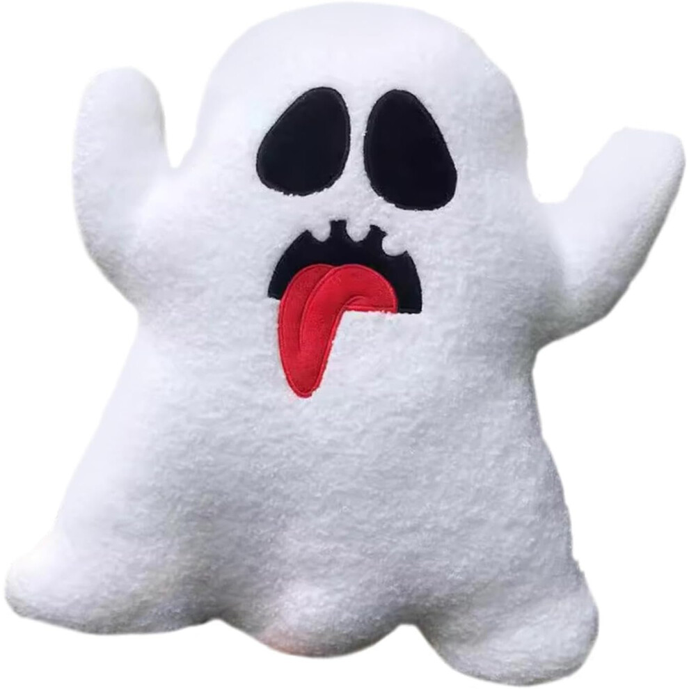(30×30cm) Ghost Plush Pillow - Ghost Decorative Stuffed Pillows,Halloween Ghost Spooky Throw Pillows Ghost Stuffed Animal for Sofa Bed Holiday Childre