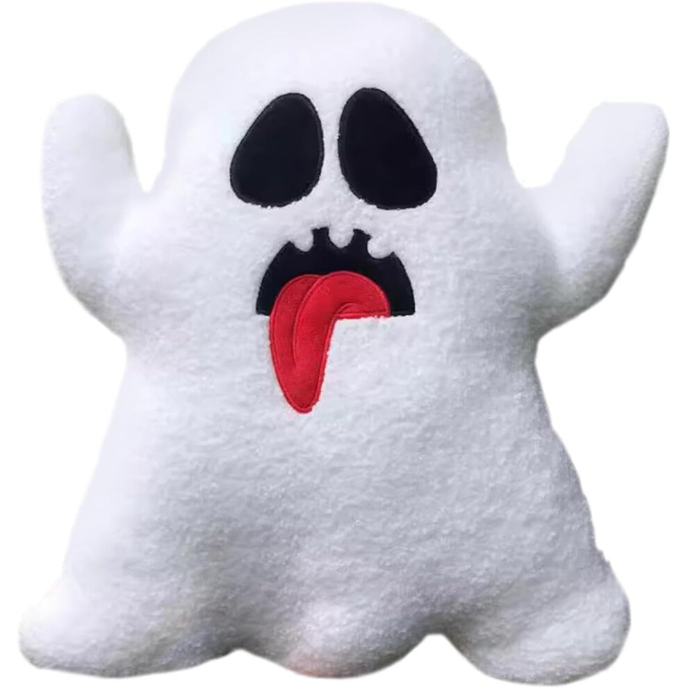 (40×40cm) Ghost Plush Pillow - Ghost Decorative Stuffed Pillows,Halloween Ghost Spooky Throw Pillows Ghost Stuffed Animal for Sofa Bed Holiday Childre
