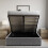 Vida Designs (Double, Crushed Velvet Silver) Veronica Ottoman Bed Frame Bedroom Storage UKFR 8
