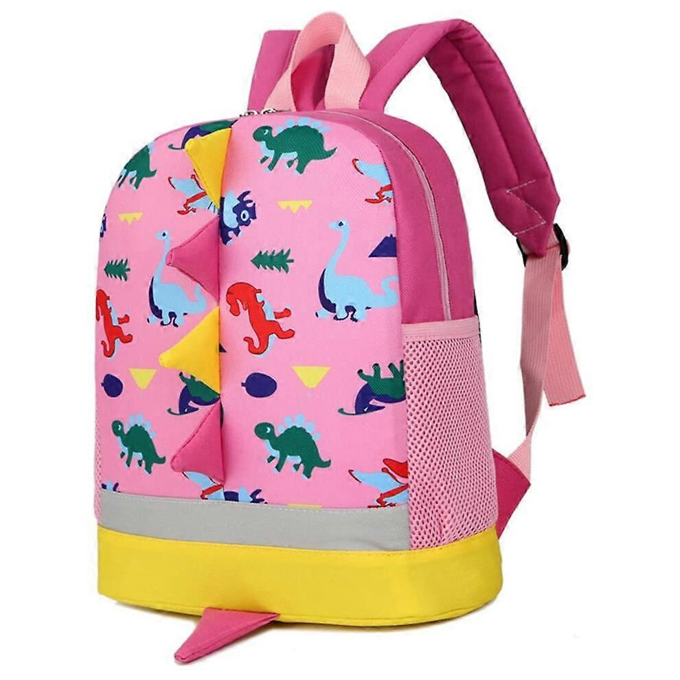 Kids Backpacks School Bags Dinosaur Toddler Boys Girls Daypacks 1-4 Years (Pink)-image
