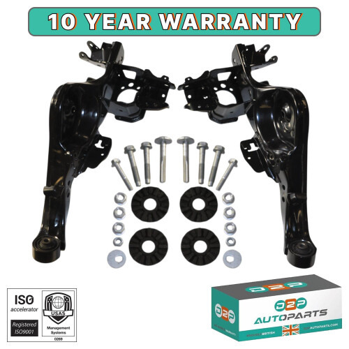 PAIR REAR WISHBONE TRAILING ARM WITH FITTING KIT FOR NISSAN QASHQAI, X-TRAIL