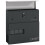 Homcom HOMCOM Wall Mounted Post Box, Weatherproof Letterbox with Lock, Grey 9