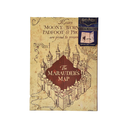 Harry Potter Harry Potter Marauders Map A5 Magnetic Notebook 2