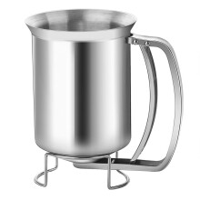 (Stainless Steel) Stainless Steel Pancake Batter Dispenser Funnel Cake Dispenser