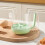 (Light Yellow) Salad Dressing Shaker Bottle Manual Stiring Cup 8