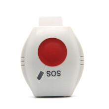 EM70 Drahtloser Notfall-Alarmknopf Armband mit Sturzerkennung SOS-Taste Hilfesignal senden