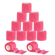 Tattoo Grip Cover Wrap,24PCS Disposable Cohesive Tattoo Grip Cover Elastic Bandage Handle Grip Tube for Tattoo Machine Tattoo Grip Accessories