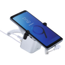 A29 Krallen-Aluminiumschale, quadratischer Zylinder, Diebstahlschutz-Displayständer/Alarm für Mobiltelefone, Typ-C-Schnittstelle, geeignet für