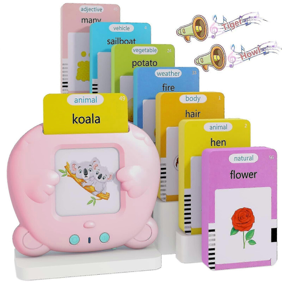 Talking Flash Cards For Toddlers, 255 Cards - 510 Sides, Interactive Educational Toys For Speech Therapy And Autism 5004229421894